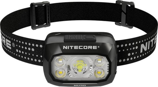 פנס ראש נטען דגם NU30 מבית Nitecore - צבע שחור