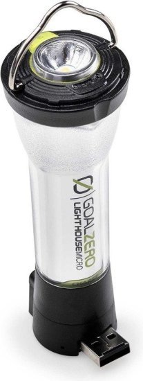 עששית + פנס + סוללת גיבוי דגם Lighthouse Micro Charge מבית GoalZero