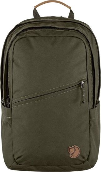 תיק גב בנפח 20 ליטר דגם Kanken Raven מבית Fjallraven - צבע ירוק זית כהה