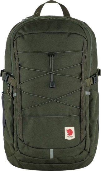 תיק גב בנפח 28 ליטר דגם Kanken Skule מבית Fjallraven - צבע ירוק כהה