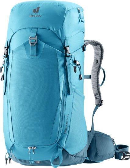 תיק גב לנשים 34 ליטר דגם Deuter Trail Pro SL - צבע תכלת