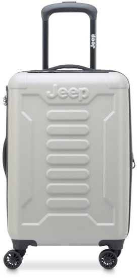 מזוודה טרולי קשיחה מתרחבת 20 אינץ' דגם JH004C מבית Jeep - צבע Grey Drizzle