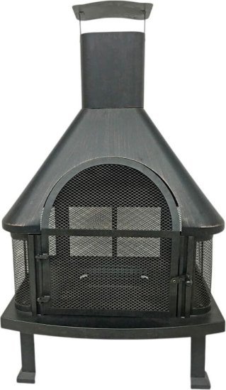 תנור עצים לחימום ובישול בחצר מבית Greenplace
