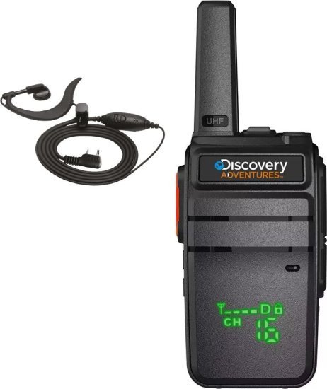 מכשיר קשר מקצועי (יחידה אחת) עם תחנת עגינה לטעינה ואוזניה Discovery DS PX4