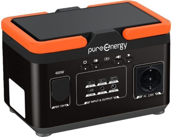 תחנת כוח ניידת בהספק 222.7Wh כולל שקע חשמל Pure Energy ENERGIX-69