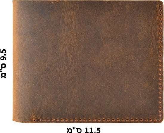 ארנק עור יוקרתי דגם The Kavorion Exclusive מבית Camel Mountain - צבע שחור