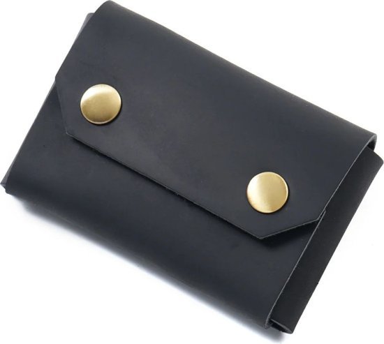 ארנק עור יוקרתי דגם The Dynorik Quantum מבית Camel Mountain - צבע שחור