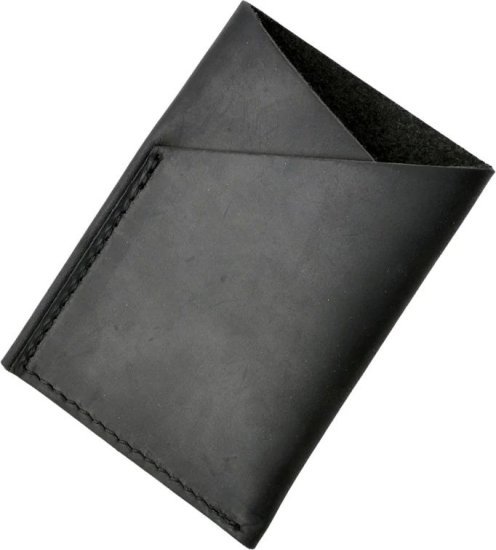 מחזיק כרטיסים מעור דגם The Raltheron Turbo מבית Camel Mountain - צבע שחור