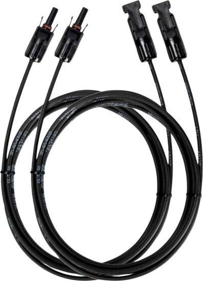 כבל מאריך לפאנלים סולאריים חיבורים MC4 ל-XT60 מבית EcoFlow - אורך 5 מטר